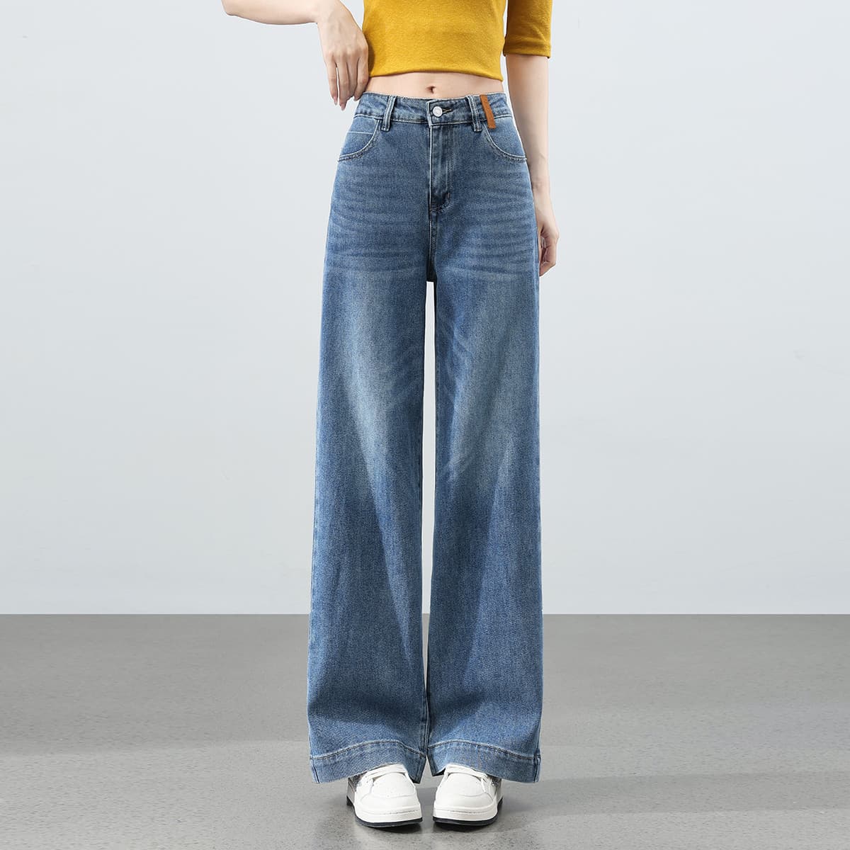 Джинсы Tonlion Medium Blue Women's Jeans Тонлион Средне-синие Женские Джинсы - изображение 2