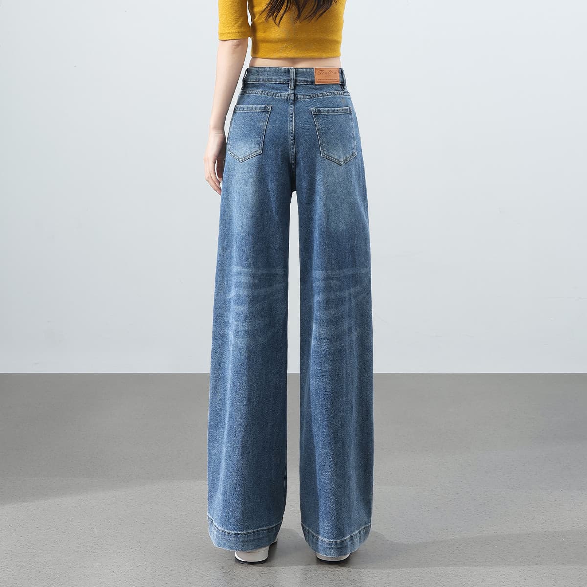 Джинсы Tonlion Medium Blue Women's Jeans Тонлион Средне-синие Женские Джинсы - изображение 4