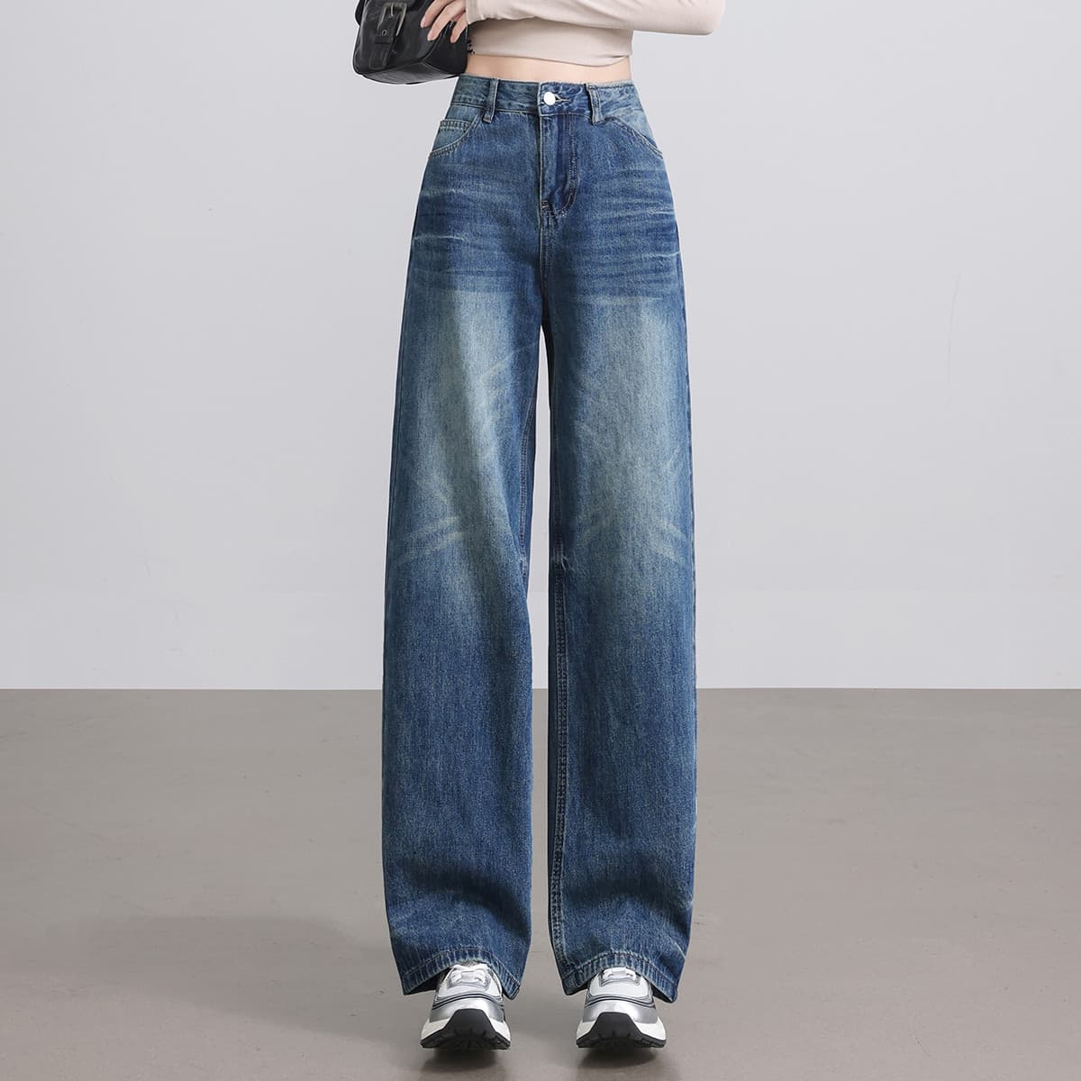 Джинсы Tonlion Medium Blue Women's Jeans Тонлион Средне-синие Женские Джинсы - изображение 2