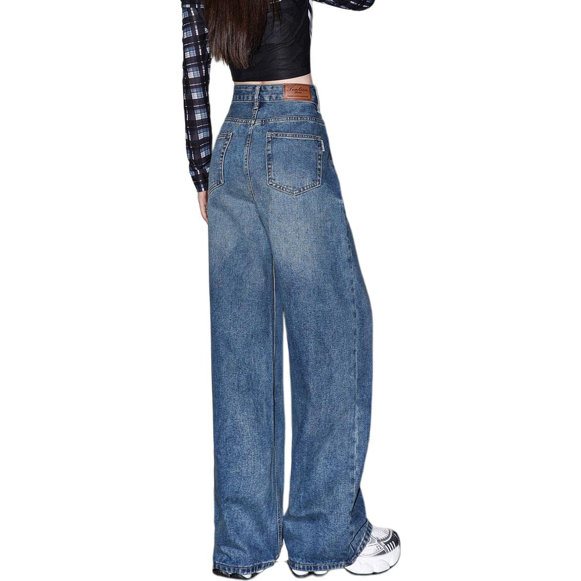 Джинсы Tonlion Medium Blue Women's Jeans Тонлион Средне-синие Женские Джинсы - изображение 2