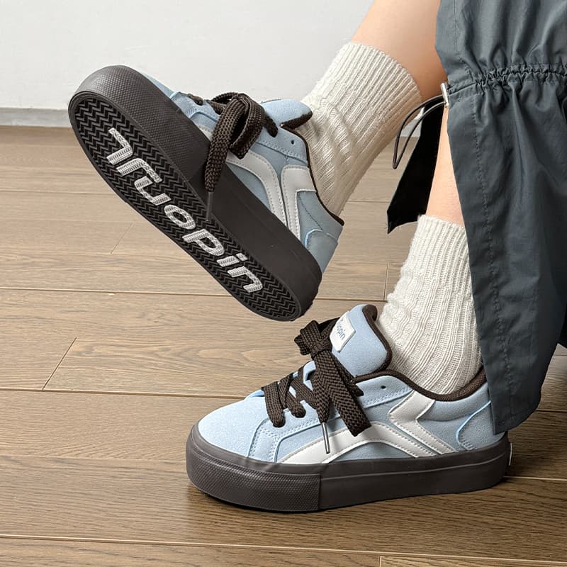 Кроссовки TUOPIN Pai Shoes Синтетическая кожа устойчивая к истиранию легкая дышащая низкий верх обувь для скейтбординга унисекс - изображение 7