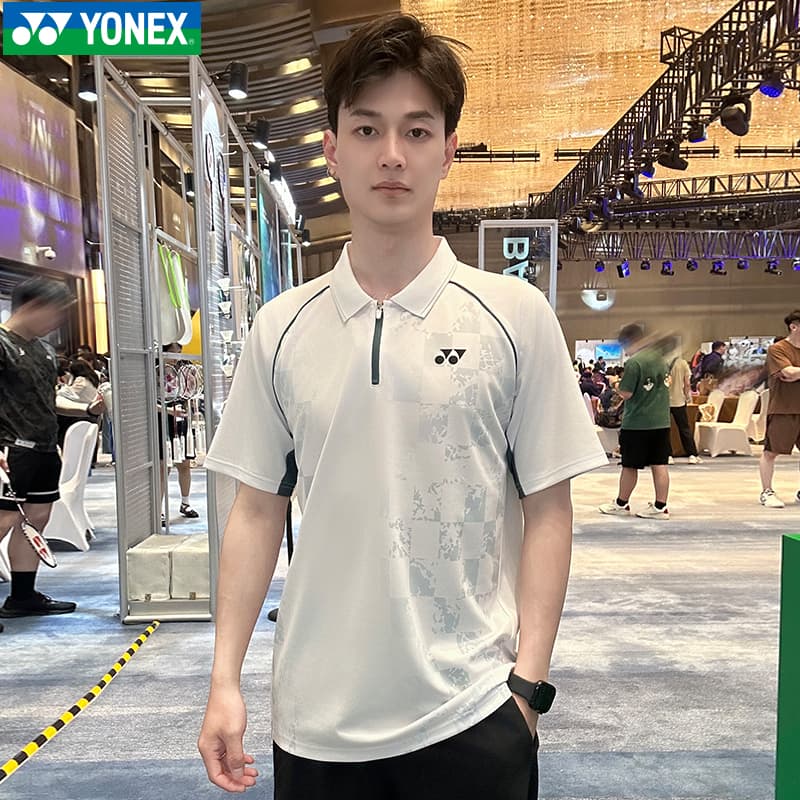 Футболка YONEX Белая Мужская Футболка - изображение 2