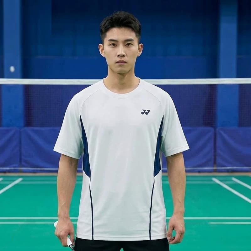 YONEX Белый Мужской Бадминтон Топы и Футболки - изображение 3