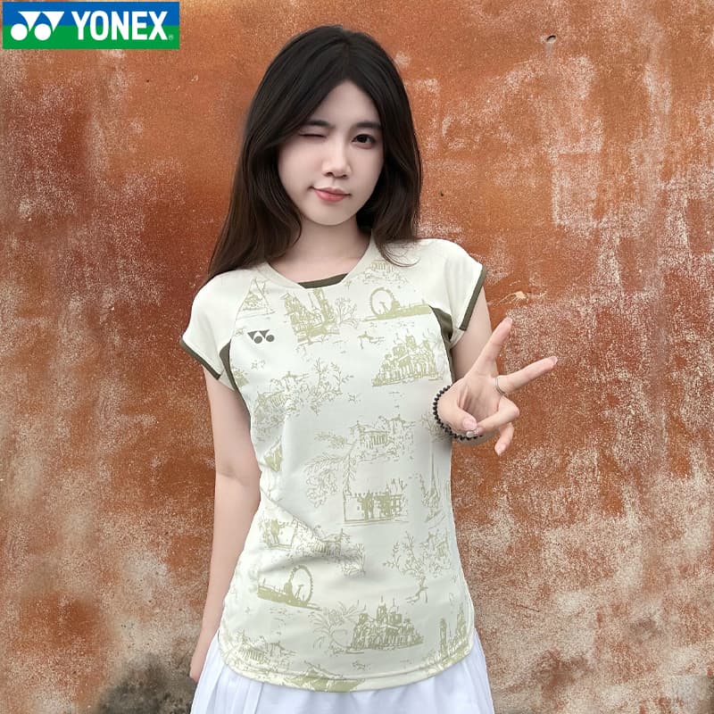 Футболка YONEX Набор волшебных цветов в рукав T-рубашка женская - изображение 3