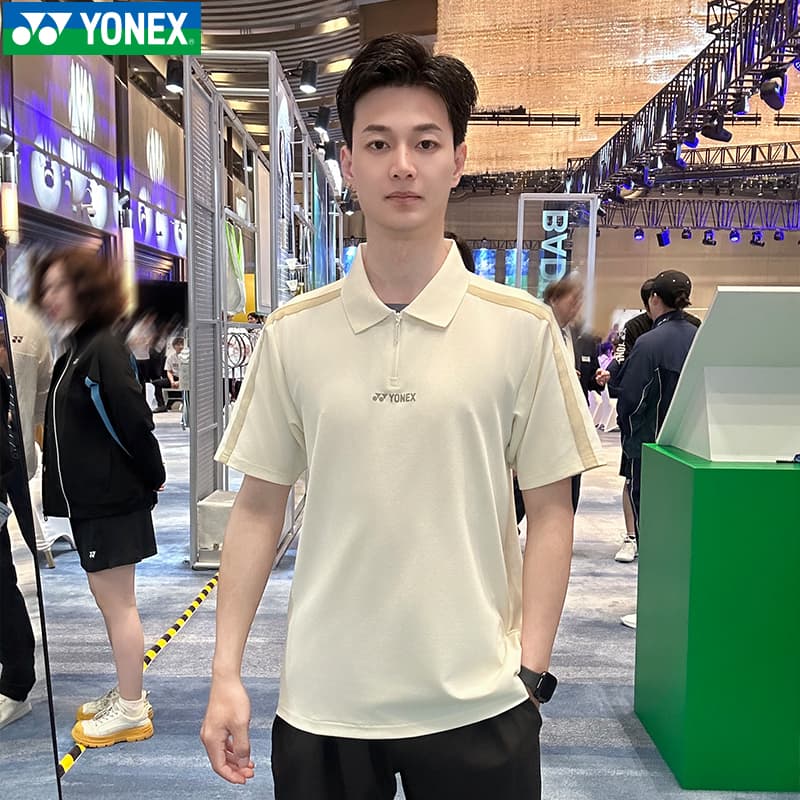 Футболка YONEX Айвори Мужская T-рубашка - изображение 2