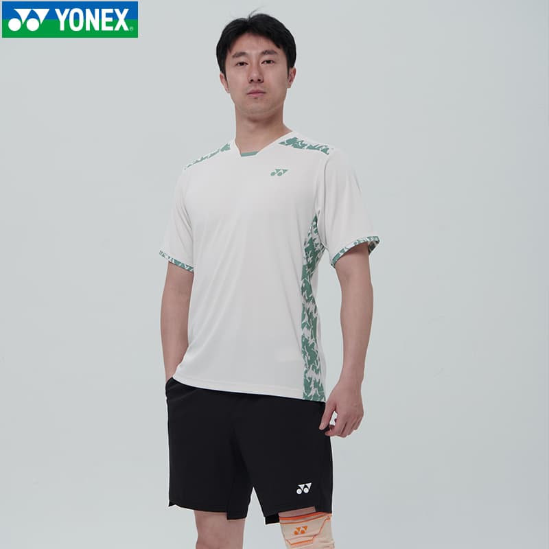 Футболка YONEX Айвори Мужская T-рубашка - изображение 5