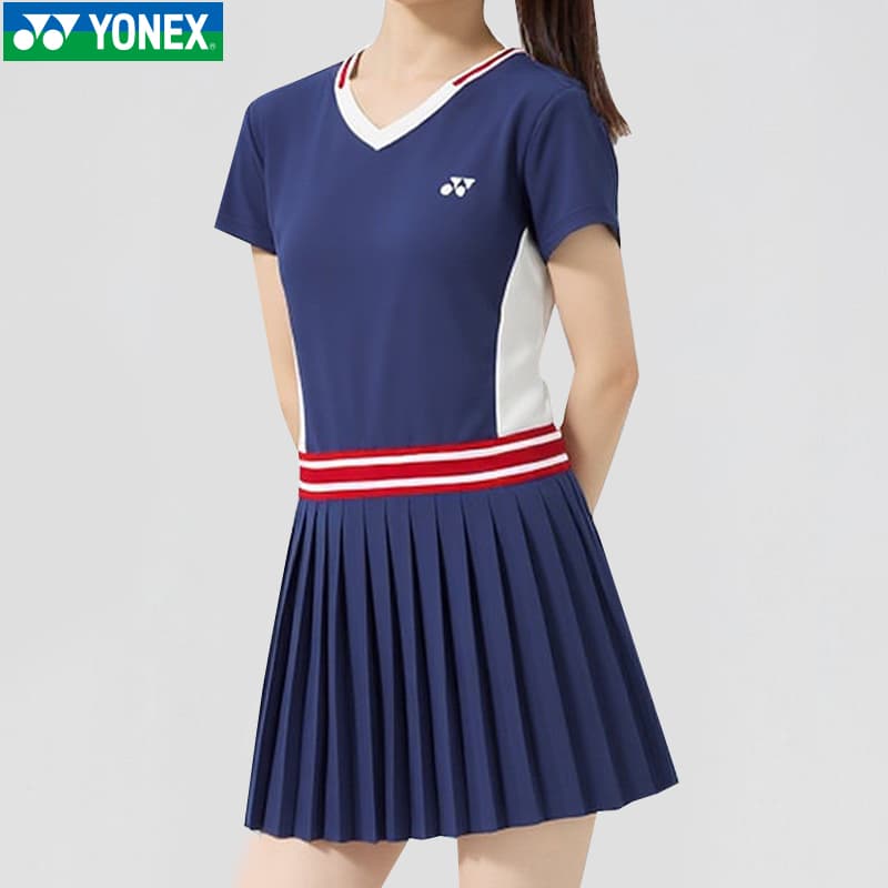 Платье YONEX Короткое платье с короткими рукавами для женщин - изображение 2