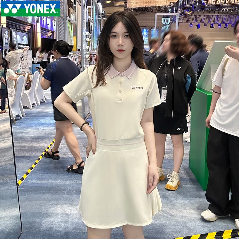 Платье YONEX Короткое платье с короткими рукавами для женщин - изображение 2