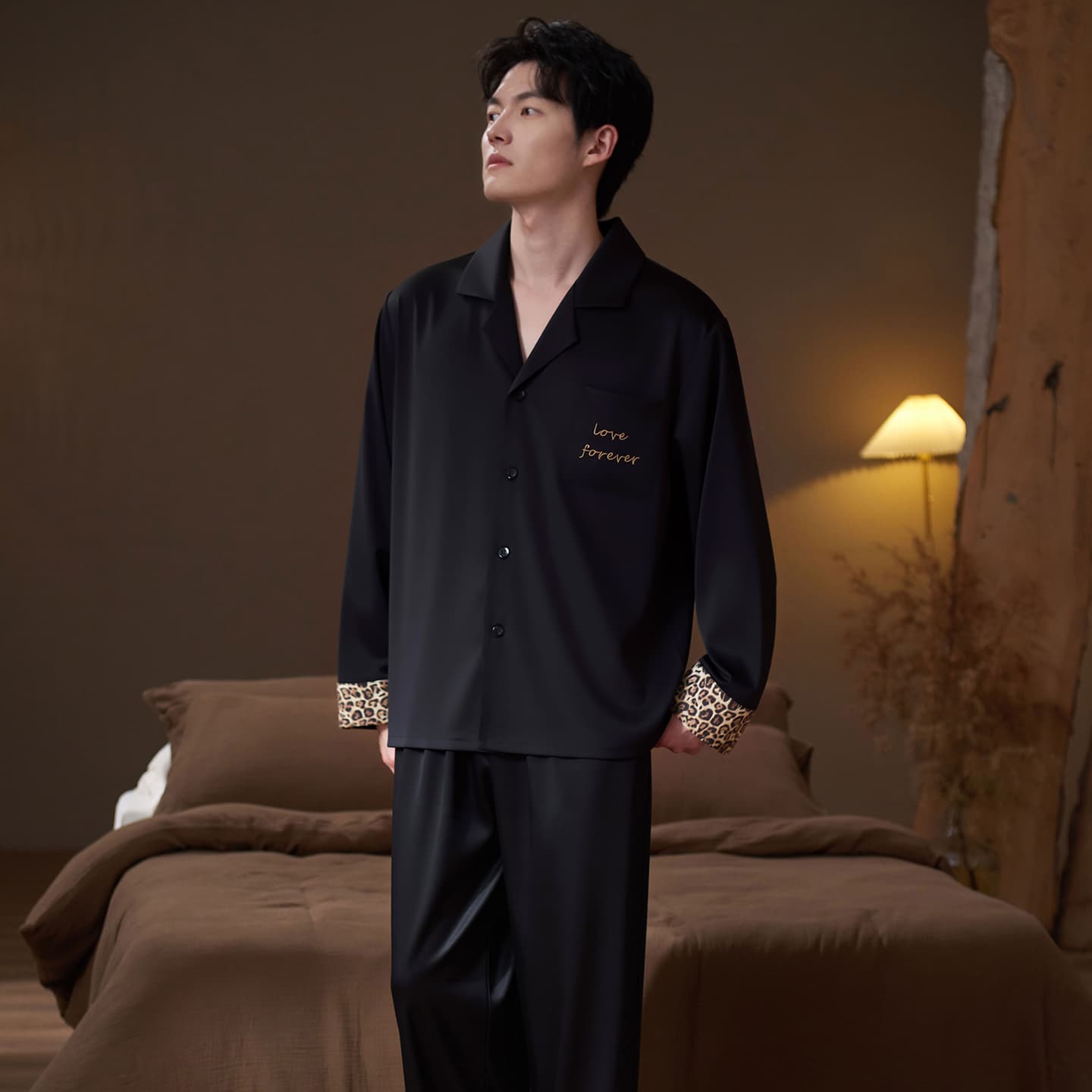 Пижама Jeep KA2211 Pack Long Black Men's Men's Pajama Sets - изображение 4