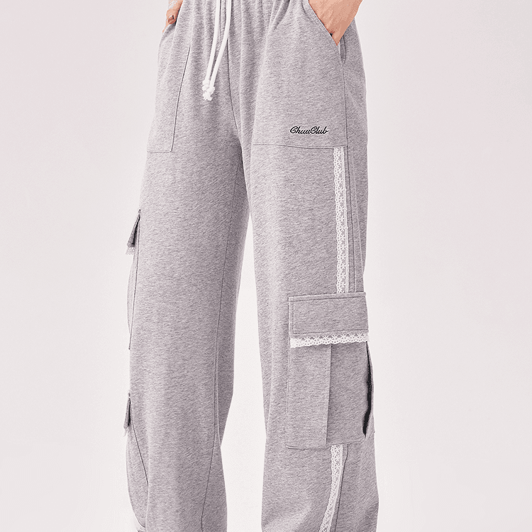 Штаны CHUU Light Photinia Gray Women's Casual Pants CHUU Светло-Фотиния Серый Женские Повседневные Брюки - изображение 4