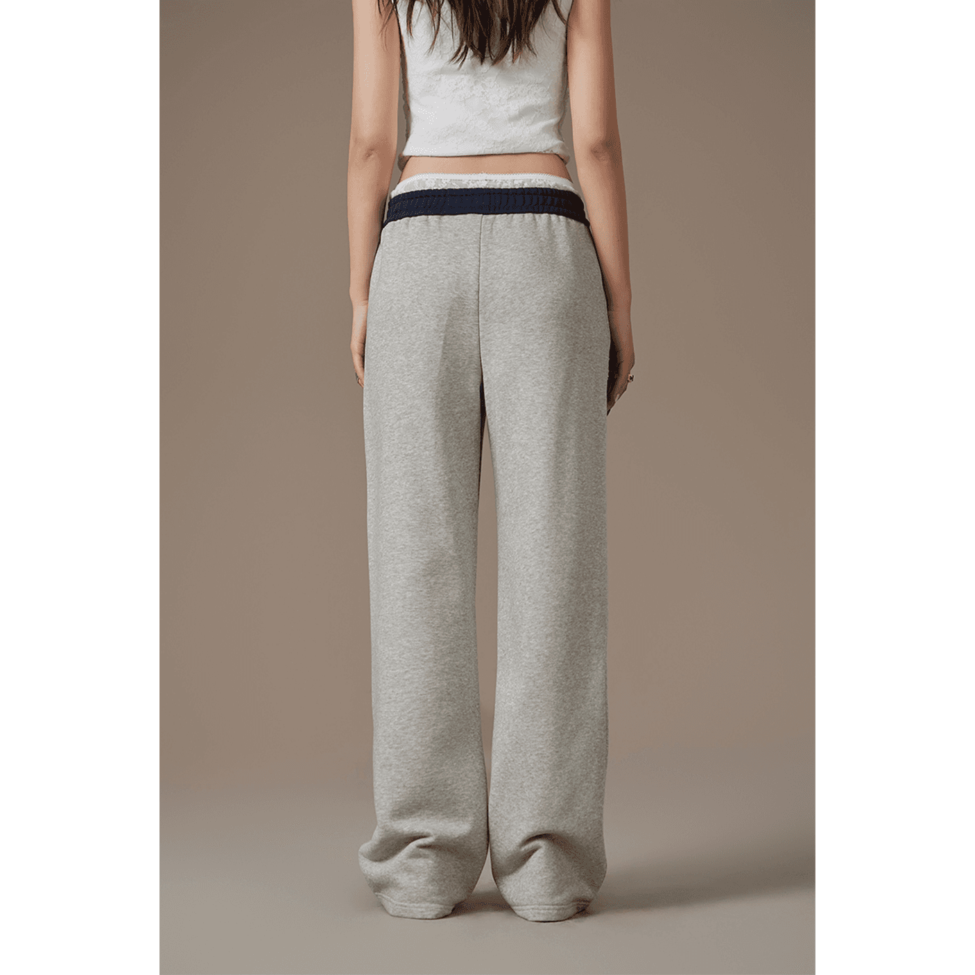 Штаны CHUU Light Photinia Gray Women's Casual Pants CHUU Светло-Фотиния Серый Женские Повседневные Брюки - изображение 4
