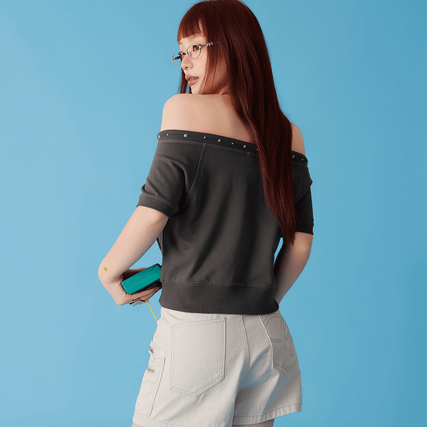 CHUU Carbon Gray Женское короткое пальто - изображение 4