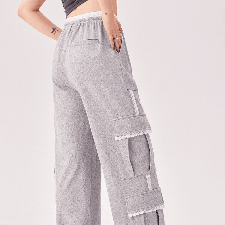 Штаны CHUU Light Photinia Gray Women's Casual Pants CHUU Светло-Фотиния Серый Женские Повседневные Брюки - изображение 5