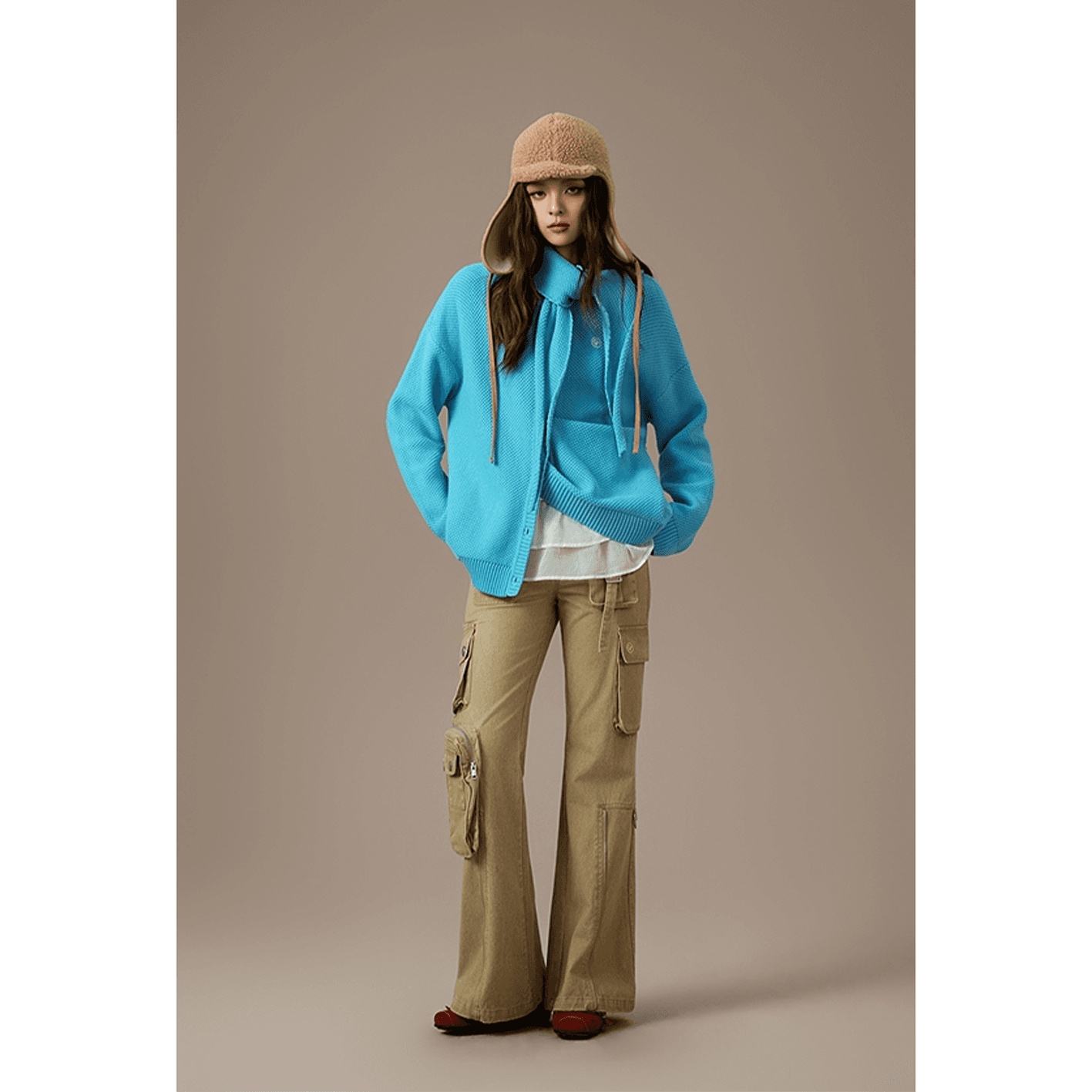 Кофта CHUU Sky Blue Женская Трикотаж - изображение 3