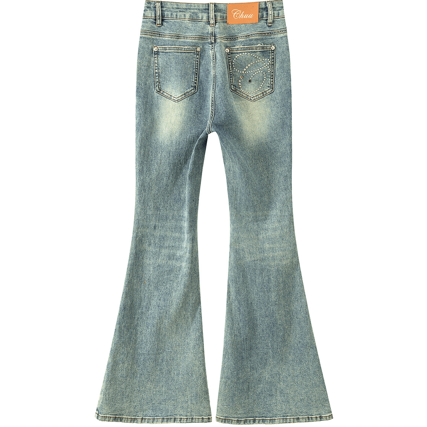 Джинсы CHUU Medium Denim Blue Women's Jeans CHUU Средний деним синий женский джинсы - изображение 2