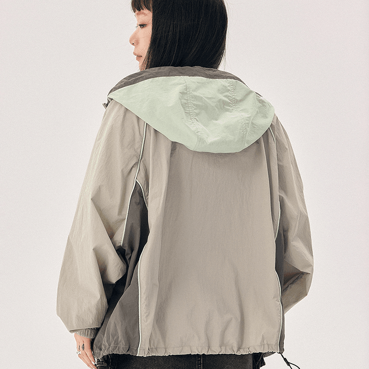 CHUU Cropped Jacket Women's Light Gray CHUU Укороченная куртка женская светло-серый - изображение 5