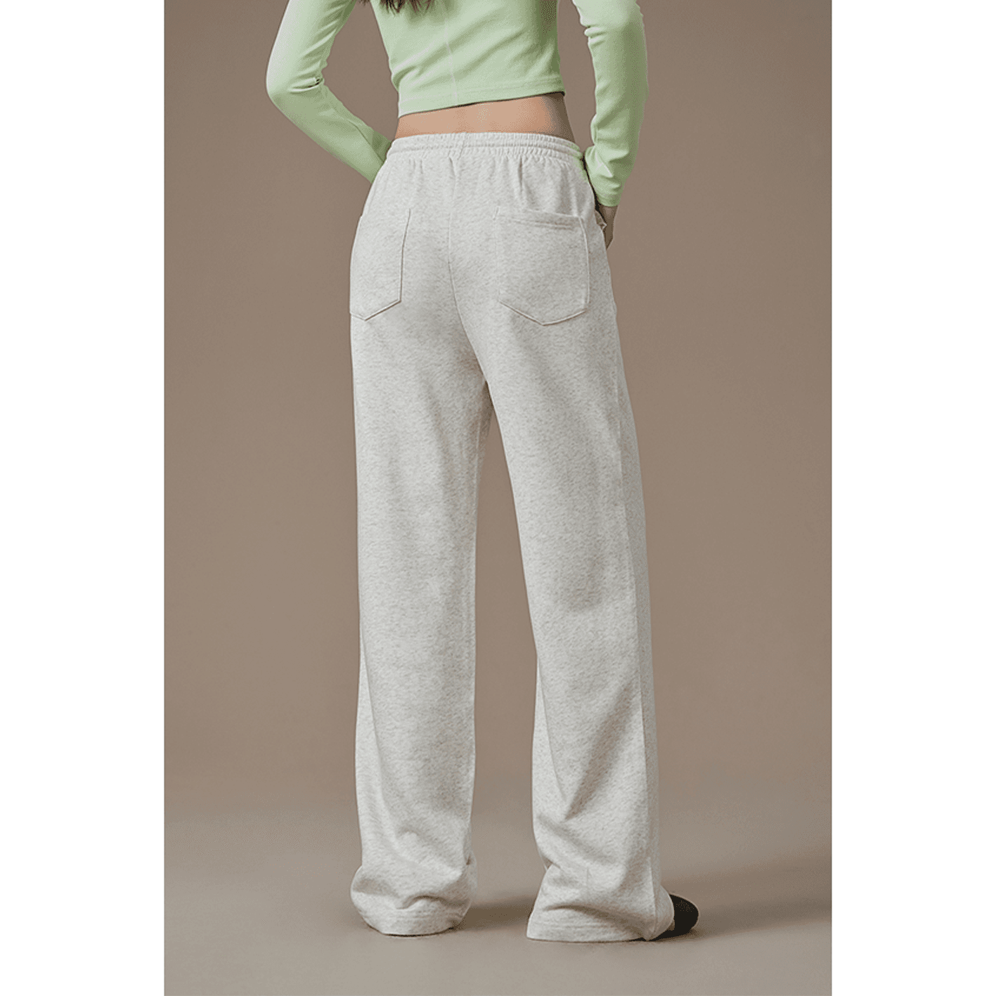 Штаны CHUU Light Photinia Gray Women's Casual Pants CHUU Светло-Фотиния Серый Женские Повседневные Брюки - изображение 4
