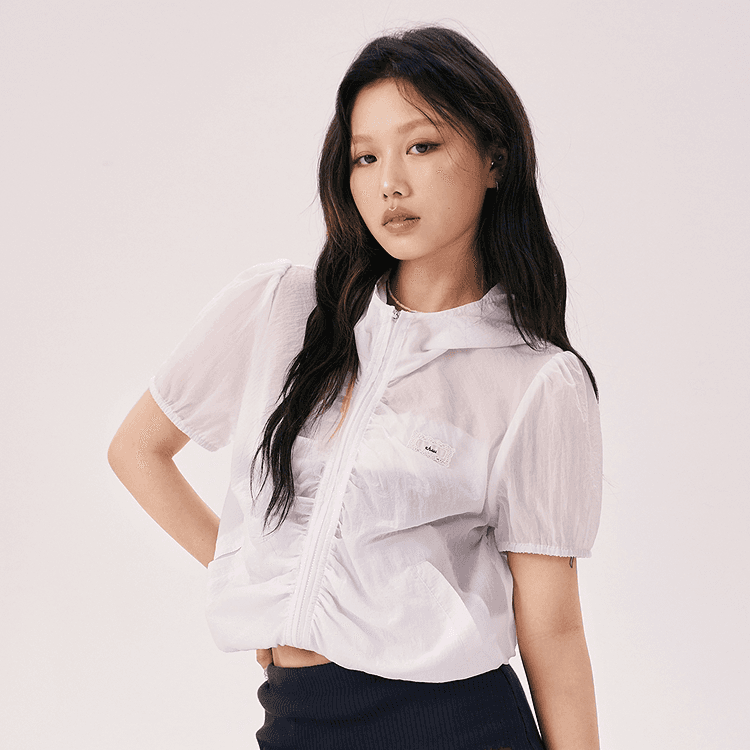 CHUU Белое Женское Короткое Пальто - изображение 5