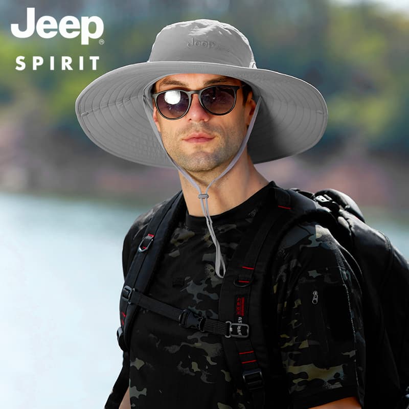 Панама JEEP SPIRIT Outdoor Trail Running Нейлоновая Полиэстеровая Ткань Панамы Унисекс - изображение 2