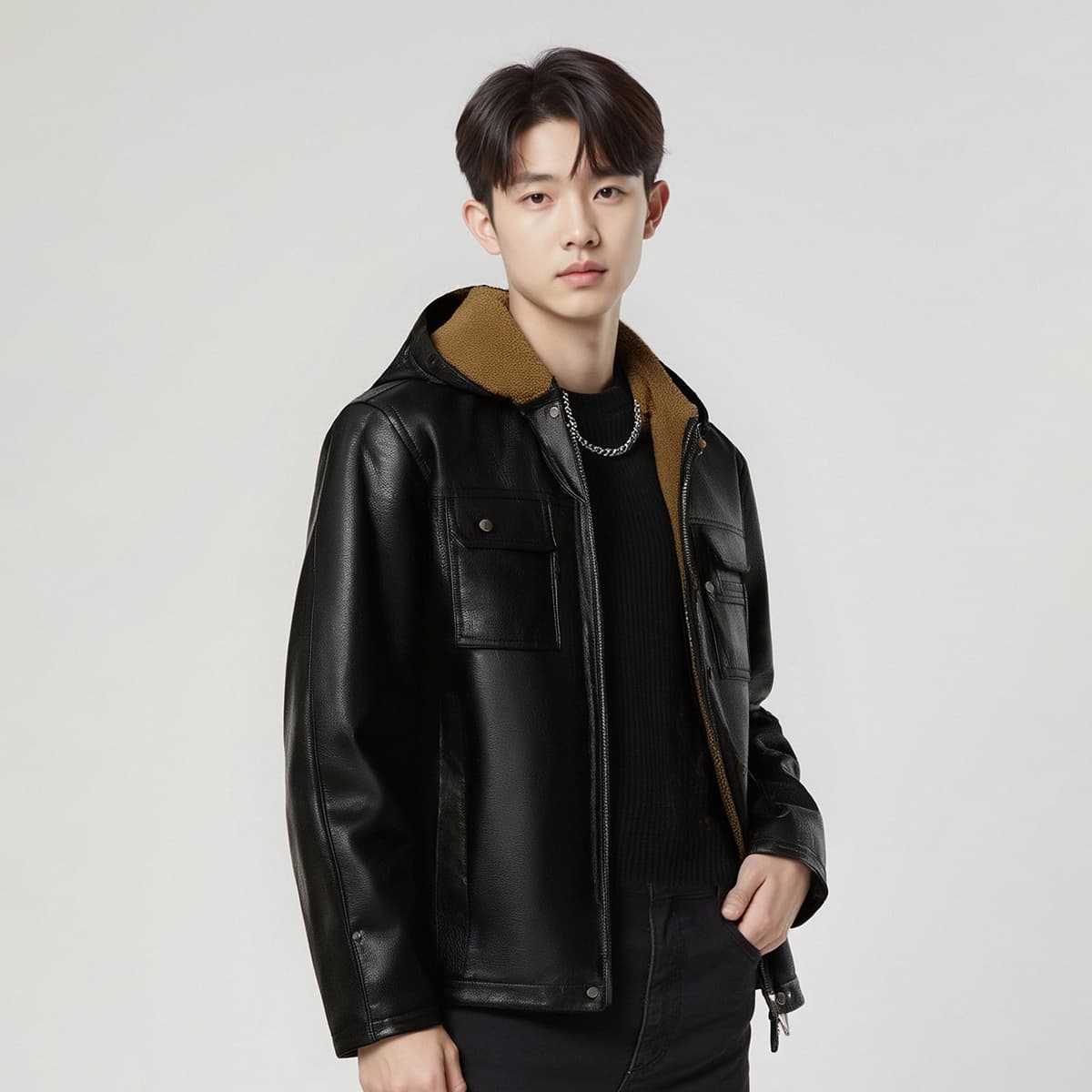 Кожаная куртки Jeep Luxury Cowboy Collection Кожаные куртки и пальто унисекс - изображение 4