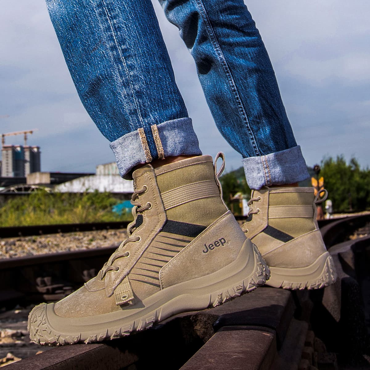 Ботинки уличные Jeep Outdoor Boots Khaki - изображение 14