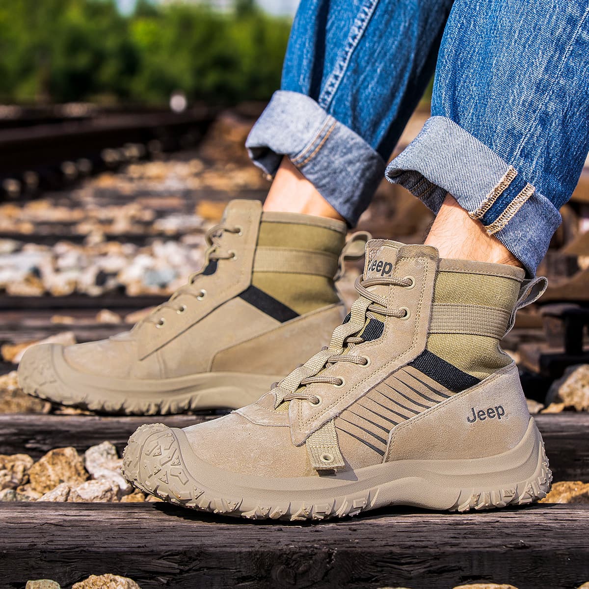 Ботинки уличные Jeep Outdoor Boots Khaki - изображение 13