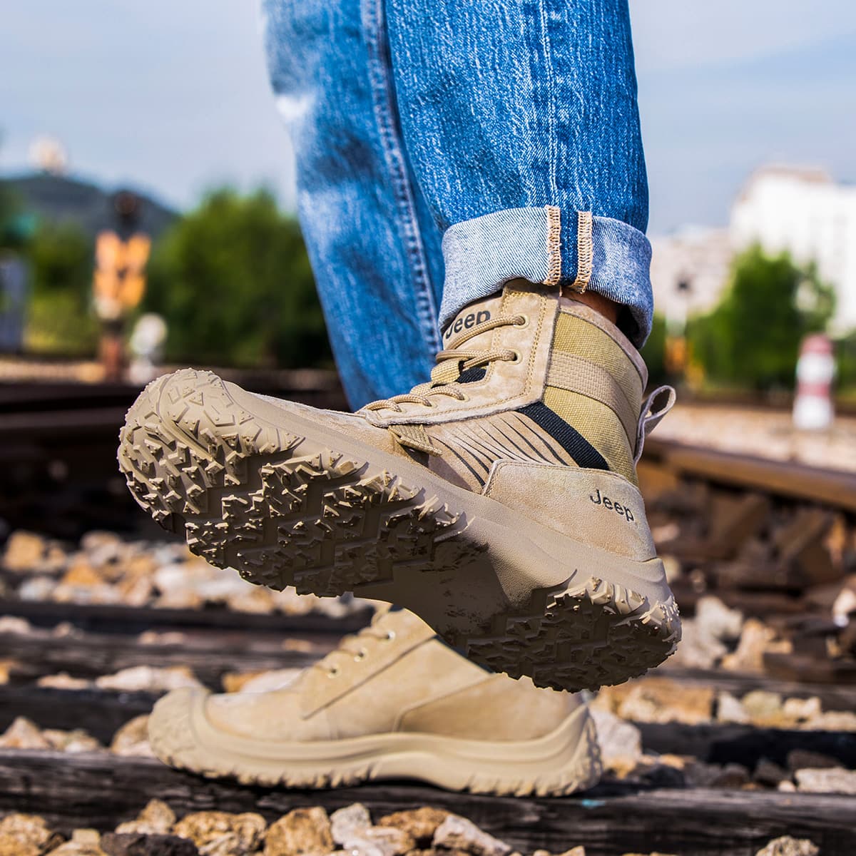 Ботинки уличные Jeep Outdoor Boots Khaki - изображение 8