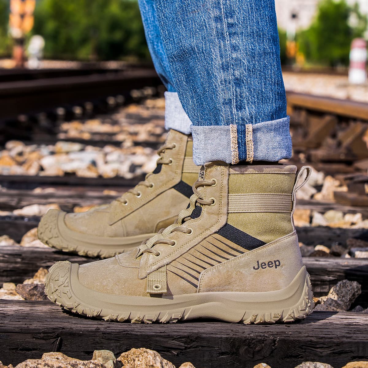 Ботинки уличные Jeep Outdoor Boots Khaki - изображение 7