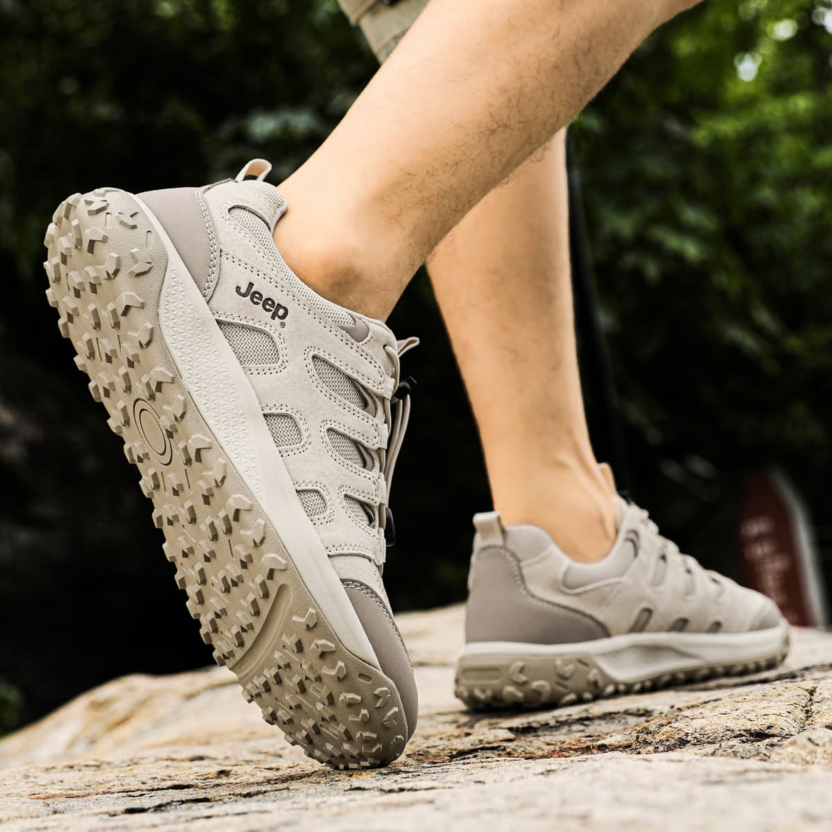 Кроссовки Jeep Fashion Sports Collection Устойчивая к истиранию Низкий верх Походная обувь Мужская - изображение 8