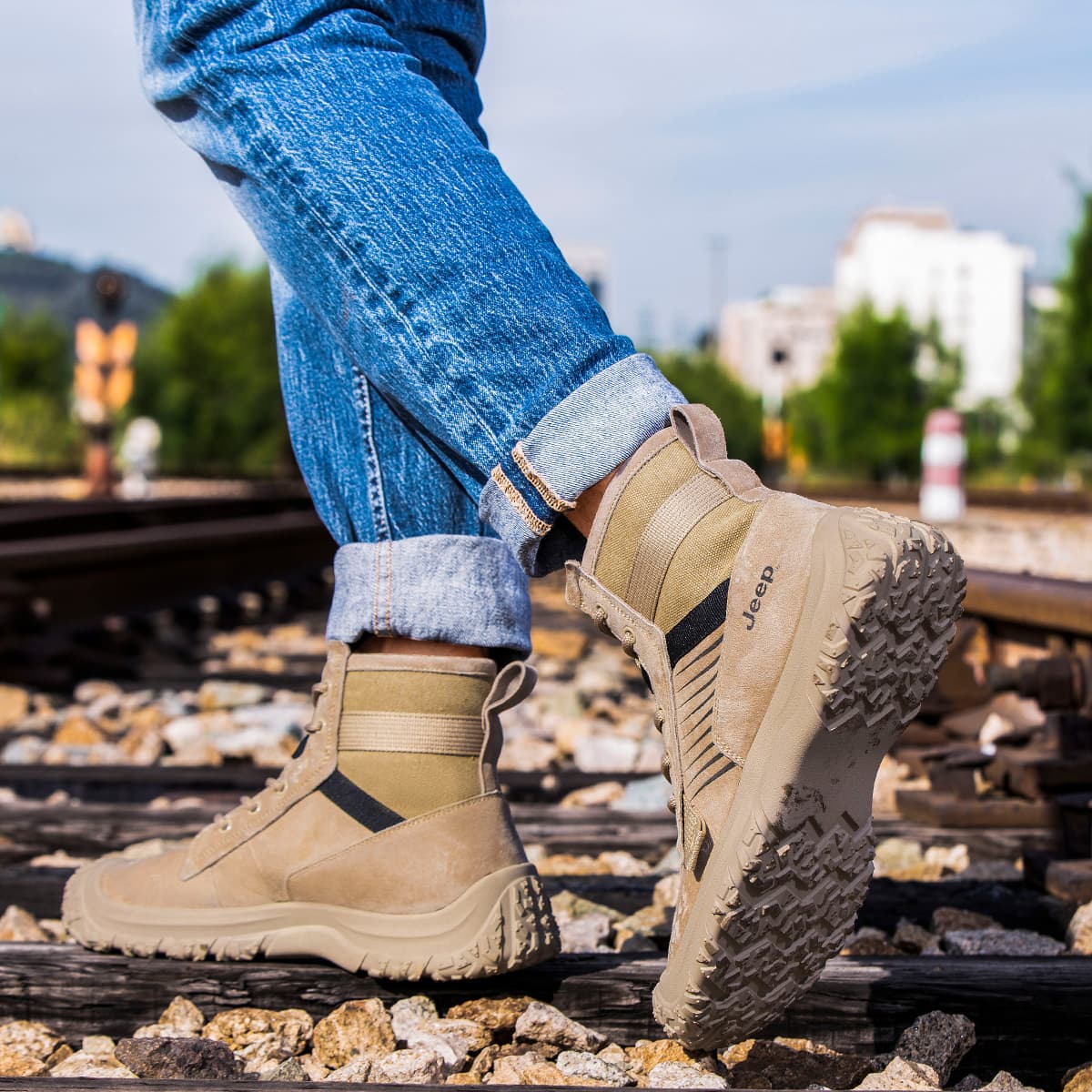Ботинки уличные Jeep Outdoor Boots Khaki - изображение 9