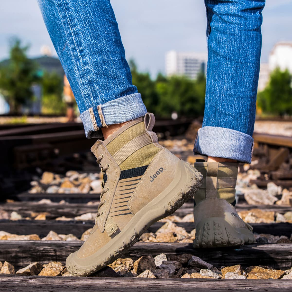 Ботинки уличные Jeep Outdoor Boots Khaki - изображение 10