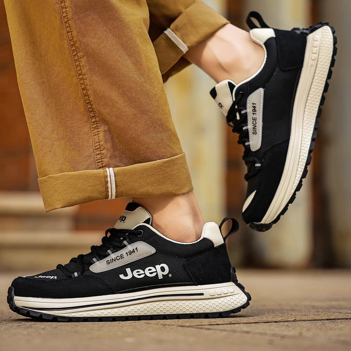 Кроссовки Jeep Низкий Топ Повседневная Обувь Мужская - изображение 6