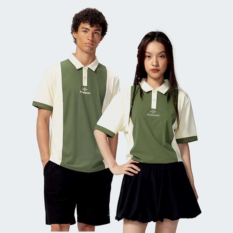 Поло Kawasaki Retro Polo Khaki Green - изображение 3
