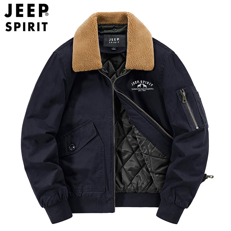 Зимняя куртка пуховик JEEP SPIRIT Мужская хлопковая куртка - изображение 2