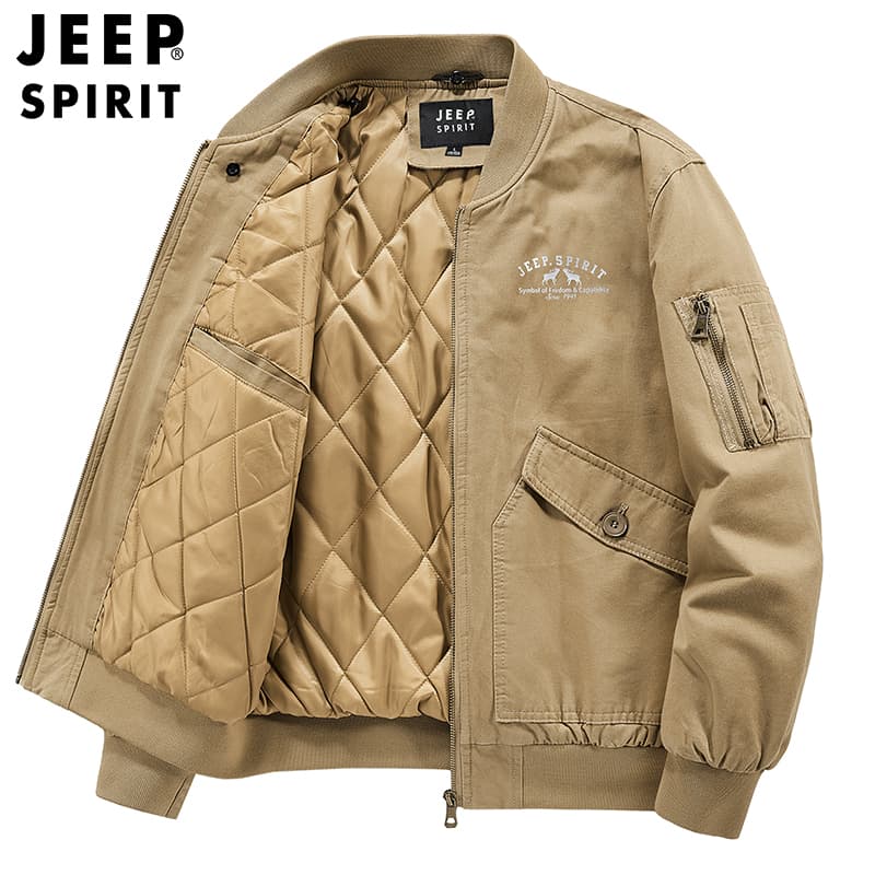 Зимняя куртка пуховик JEEP SPIRIT Мужская хлопковая куртка - изображение 3