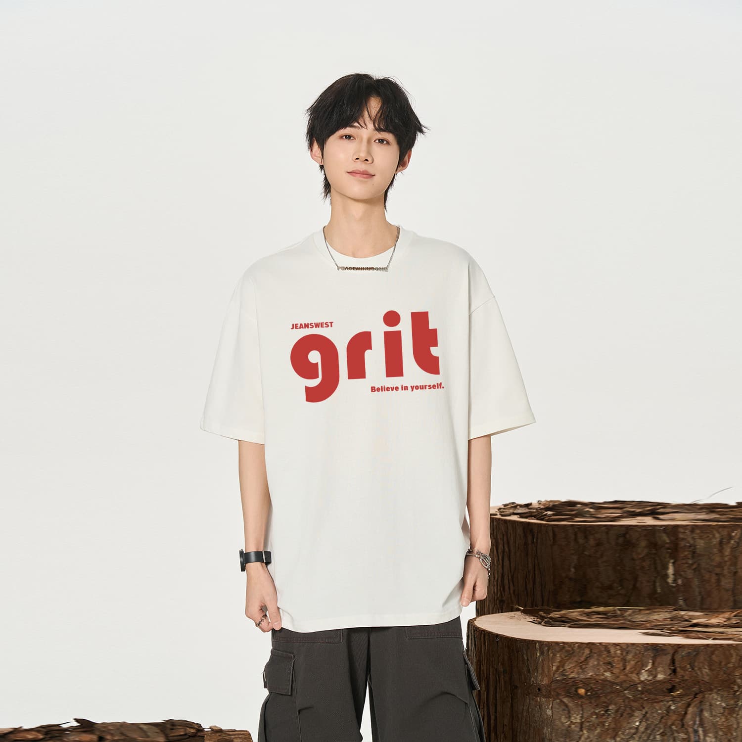 Футболка JEANSWEST Мужские T-рубашки - изображение 4