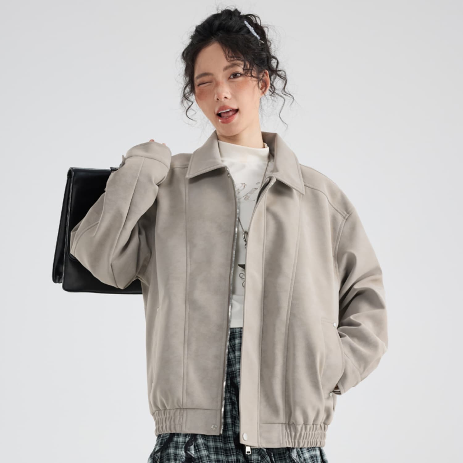 Кожаная куртки JEANSWEST Кожаная куртка унисекс - изображение 5
