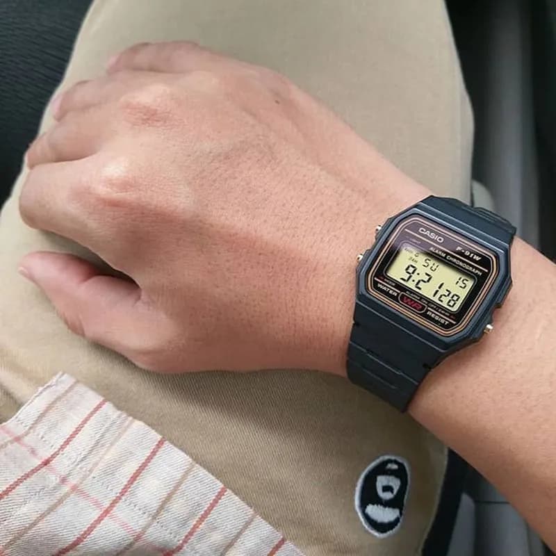 Часы Casio Classic Retro Quartz Black Dial - изображение 3