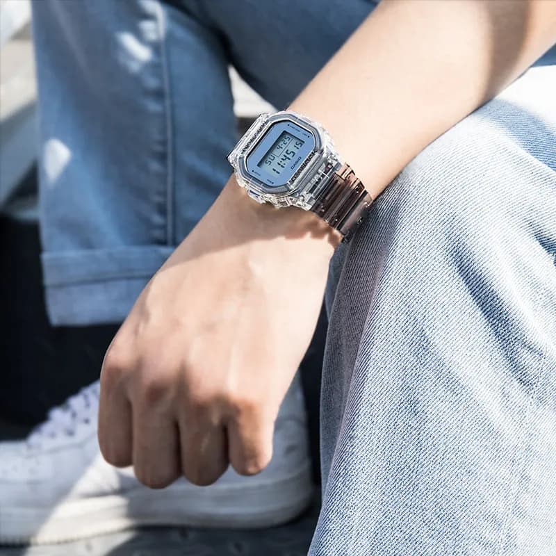 Часы G-SHOCK Универсальный 1,0 Кварцевый механизм Мужские часы Серебристый циферблат - изображение 3