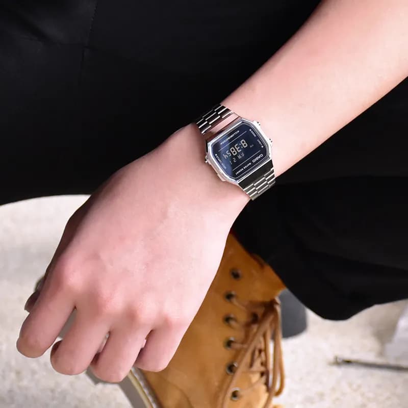 Часы CASIO Мужские часы Кварцевый механизм Черный циферблат - изображение 3