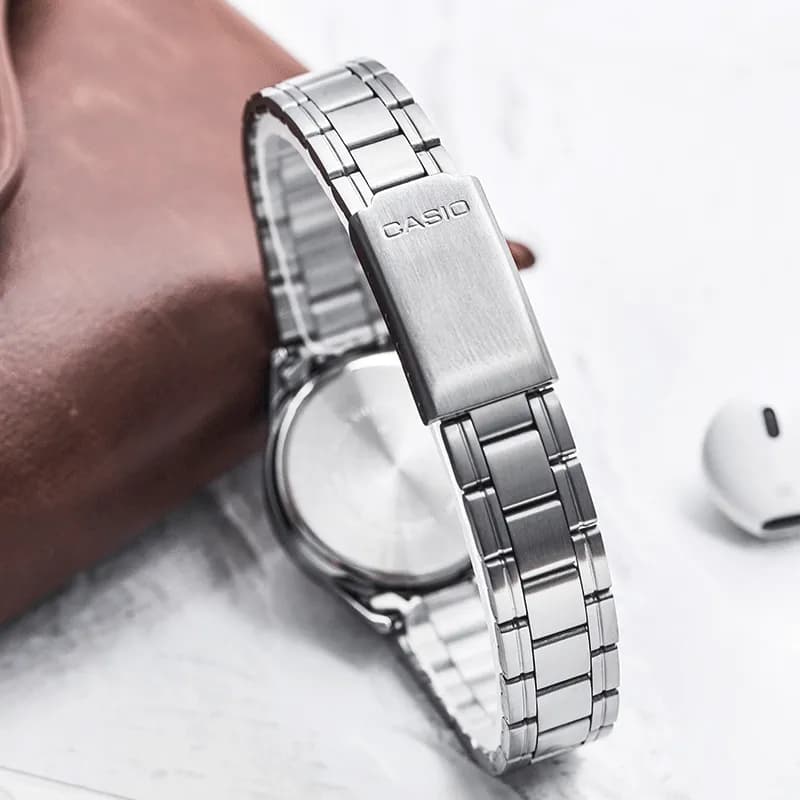 Часы Casio Модный тренд Кварцевый механизм Часы для женщин Розовый циферблат часов - изображение 4