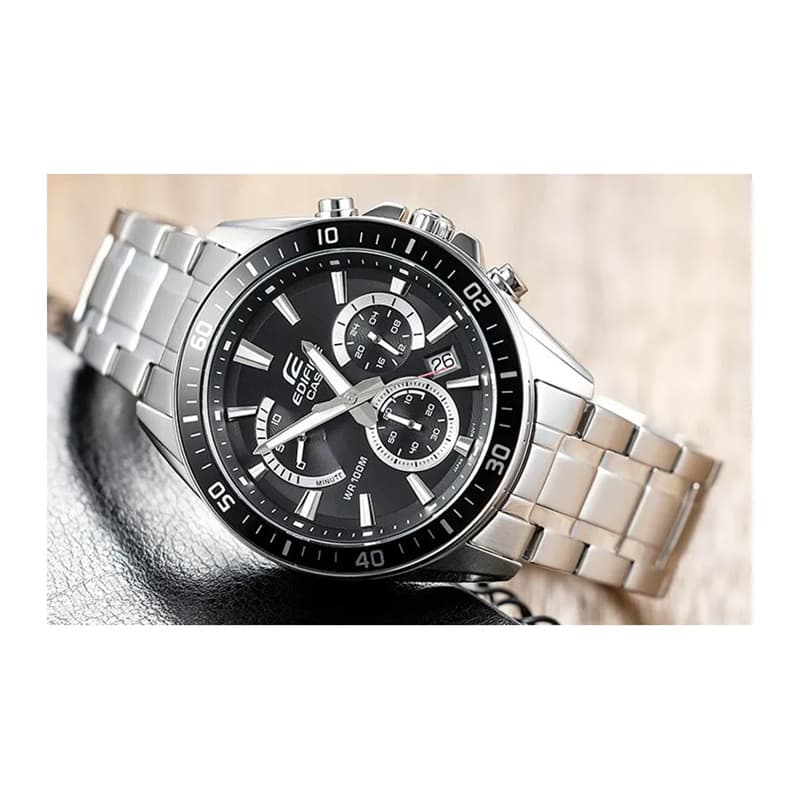 Часы CASIO Кварцевый механизм Часы Мужские Черный циферблат - изображение 4