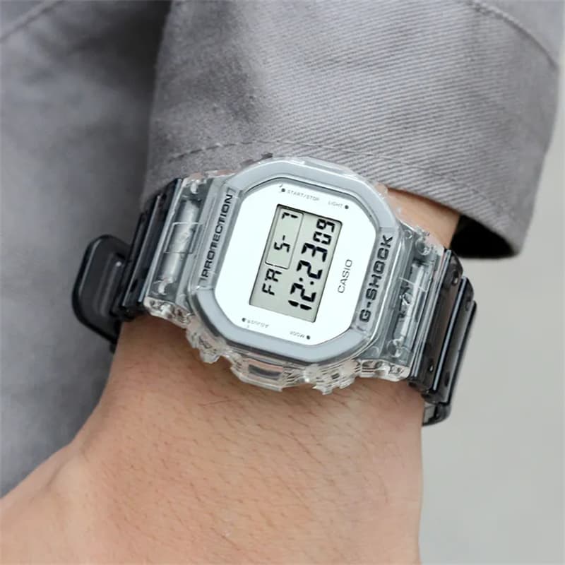 Часы G-SHOCK Универсальный 1,0 Кварцевый механизм Мужские часы Серебристый циферблат - изображение 2