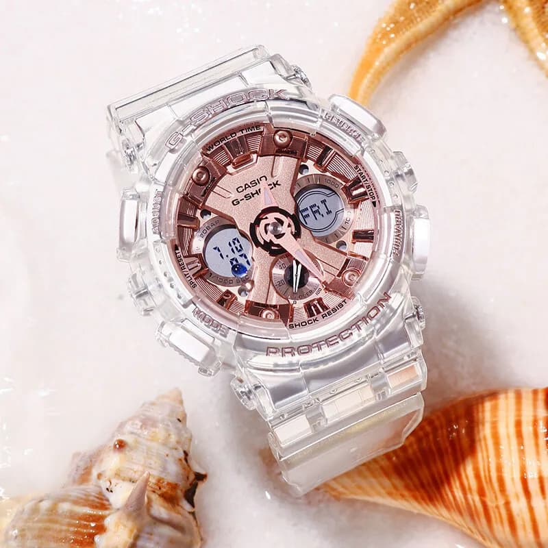 Часы G Shock Кварцевый механизм Часы Унисекс Розовый Циферблат - изображение 5