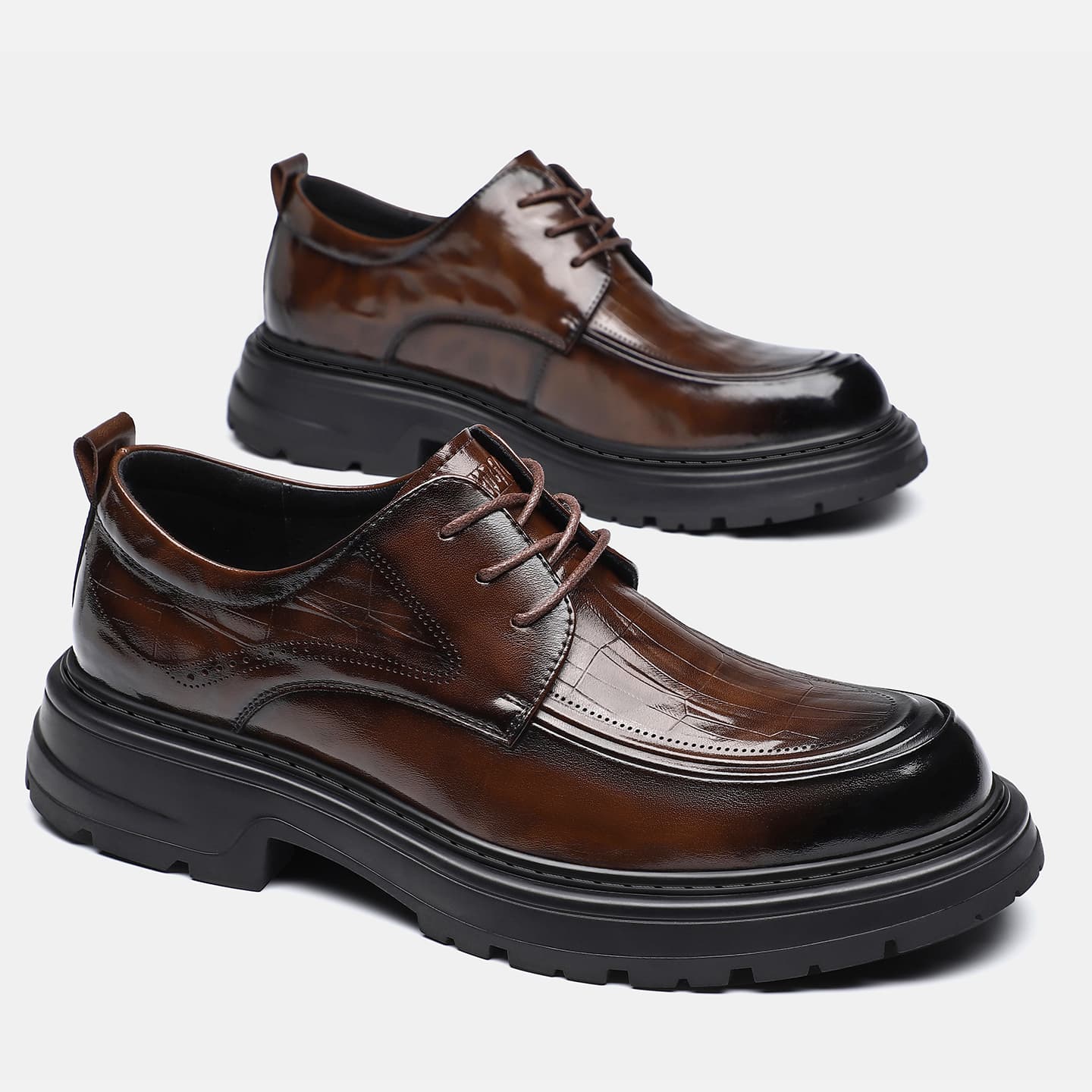 Tonlion Повседневные кожаные туфли Low Top Мужские - изображение 2