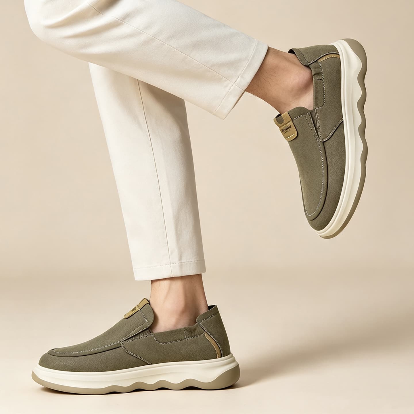 Tonlion Повседневные кожаные туфли Low Top Мужские - изображение 3