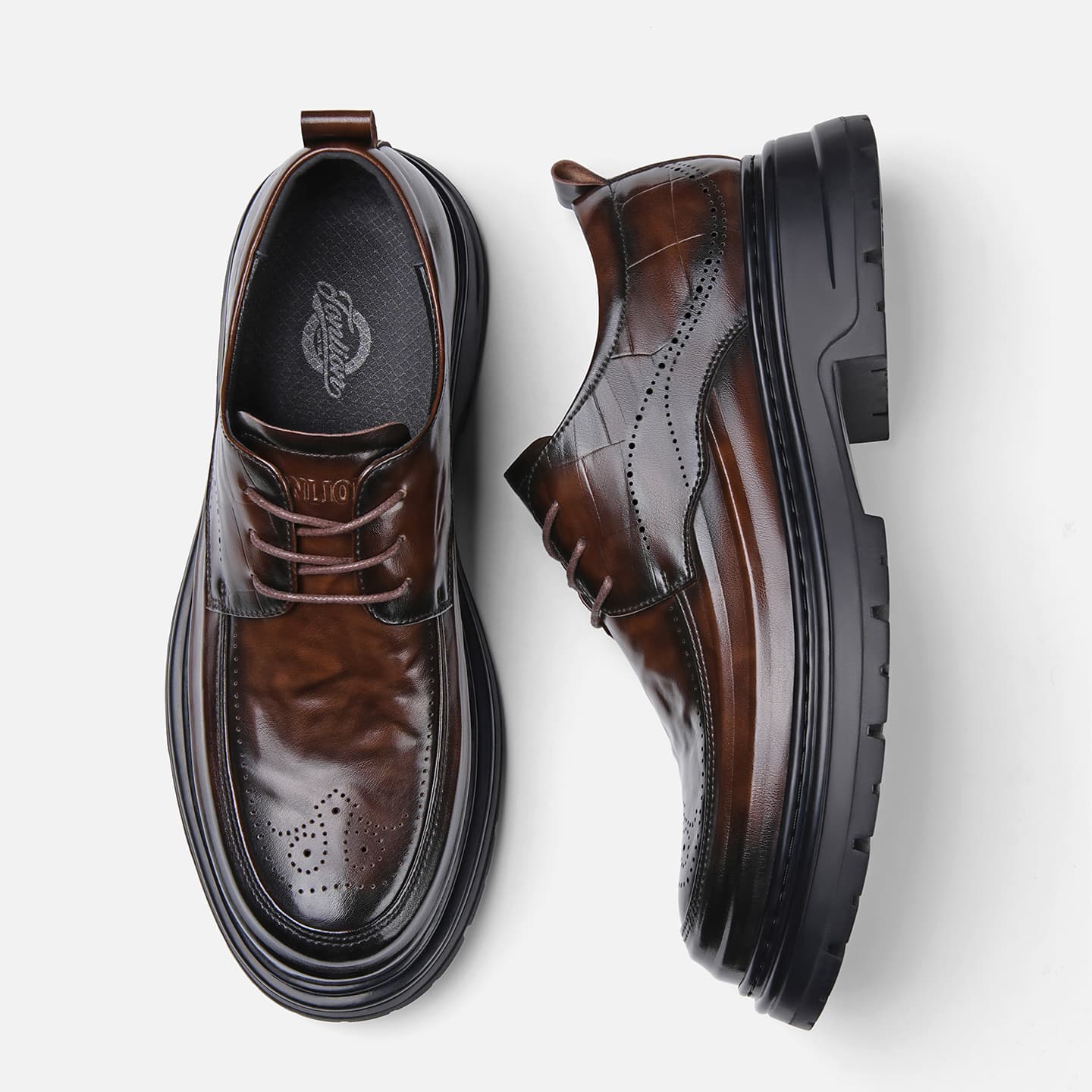 Tonlion BROGUE Derby Обувь Туфли Мужские - изображение 6