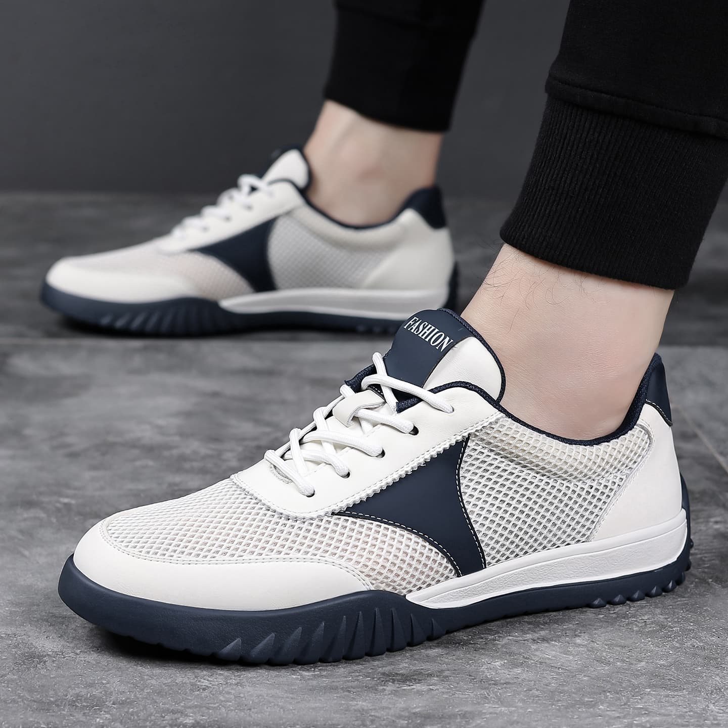 Сабо Tonlion Sabo Rubber White Blue Men's - изображение 8