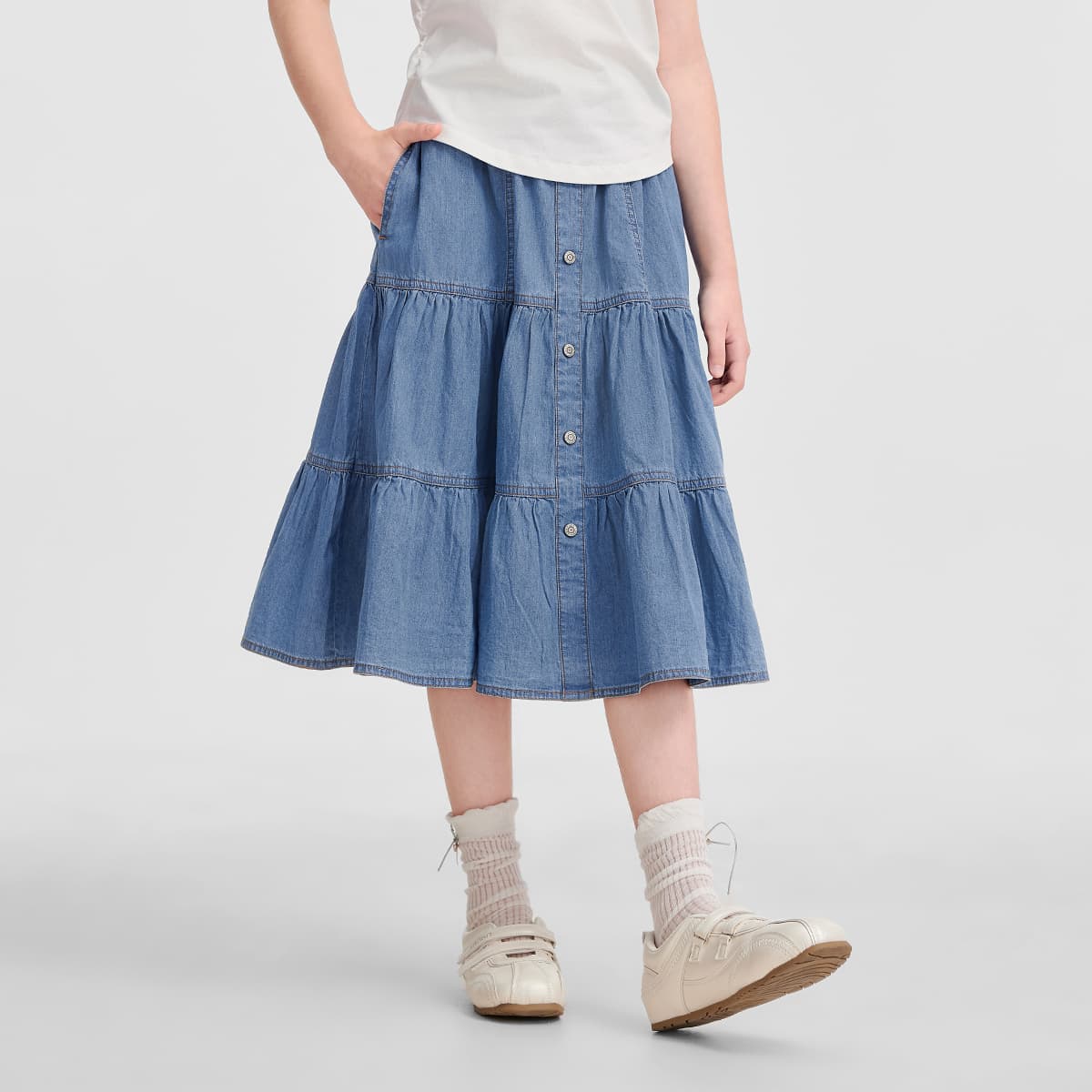 Hush Puppies Синие джинсовые юбки для девочек - изображение 2