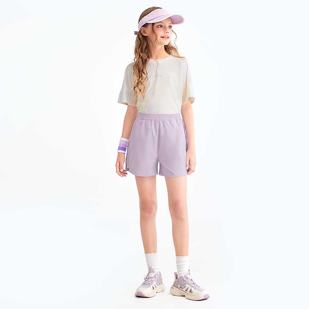 Hush Puppies x EST.1958 Шорты Детские Cool Ice Фиолетовый Синий - изображение 4